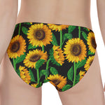 Sunflower Pattern Print Women's Panties