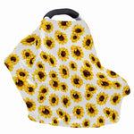 Sunflower Polka Dot Pattern Print Baby Seat Cover