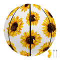 Sunflower Polka Dot Pattern Print Basketball
