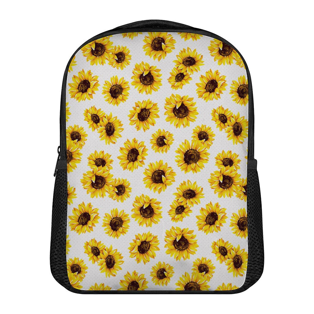 Sunflower Polka Dot Pattern Print Casual Backpack