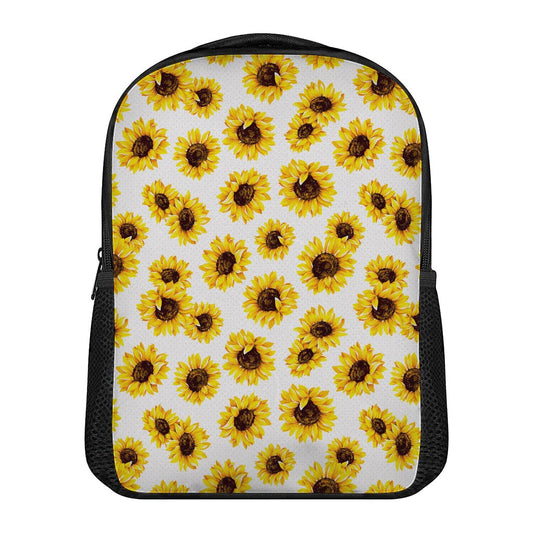 Sunflower Polka Dot Pattern Print Casual Backpack