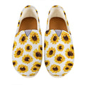 Sunflower Polka Dot Pattern Print Casual Shoes