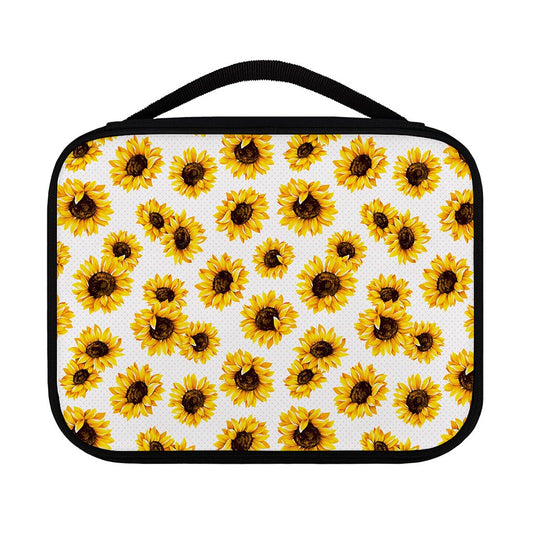 Sunflower Polka Dot Pattern Print Classic Bible Case
