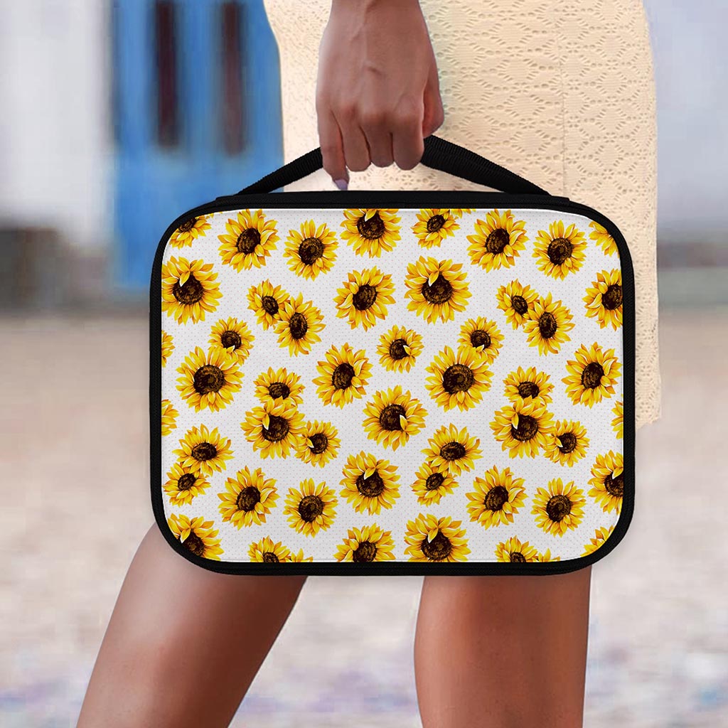 Sunflower Polka Dot Pattern Print Classic Bible Case