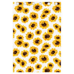 Sunflower Polka Dot Pattern Print Curtain