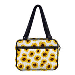 Sunflower Polka Dot Pattern Print Double Strap Bible Bag