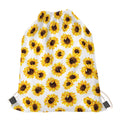 Sunflower Polka Dot Pattern Print Drawstring Bag