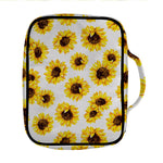 Sunflower Polka Dot Pattern Print Front Pocket Bible Bag