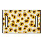 Sunflower Polka Dot Pattern Print Golf Cart Seat Cover
