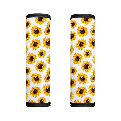 Sunflower Polka Dot Pattern Print Handle Covers