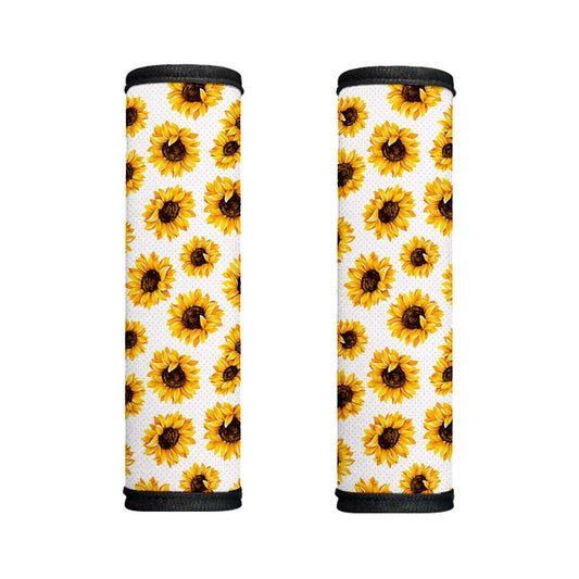 Sunflower Polka Dot Pattern Print Handle Covers