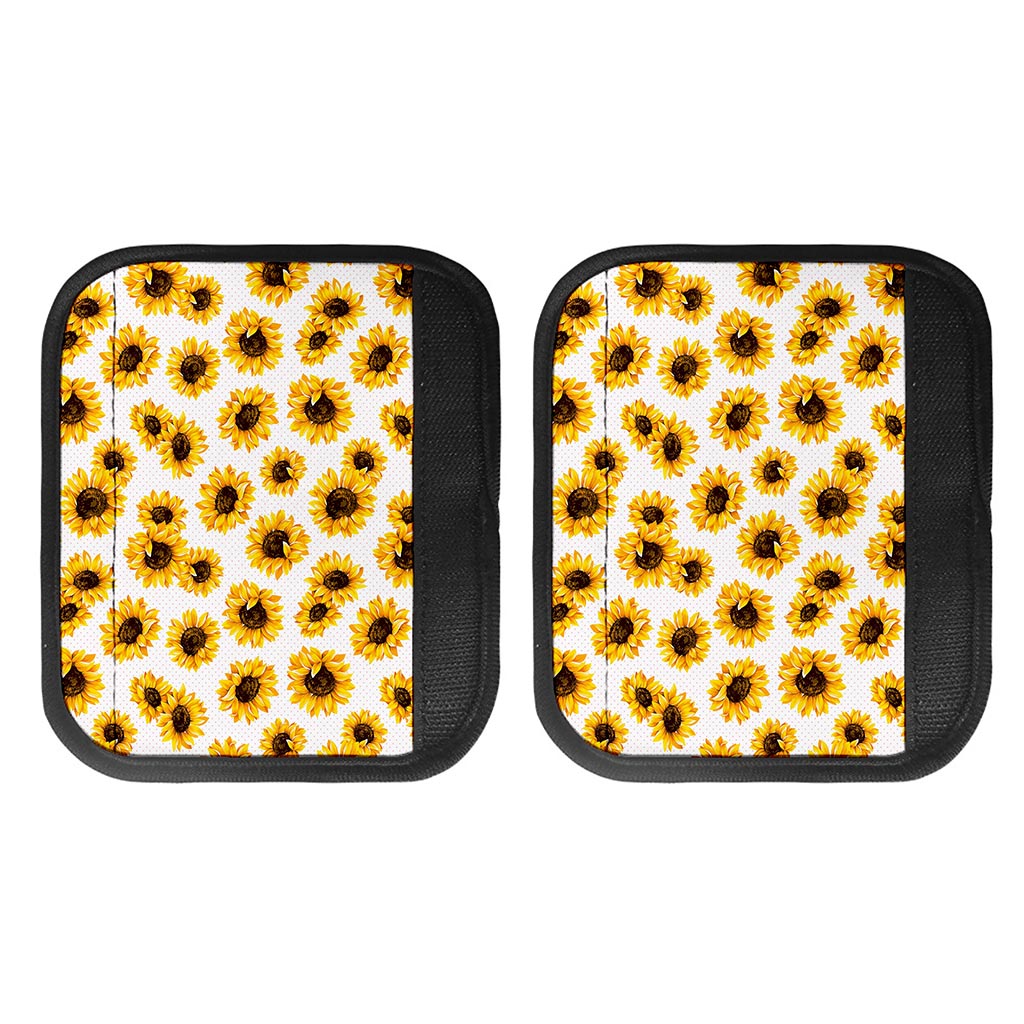 Sunflower Polka Dot Pattern Print Handle Covers