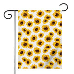 Sunflower Polka Dot Pattern Print House Flag