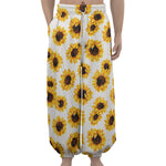 Sunflower Polka Dot Pattern Print Lantern Pants
