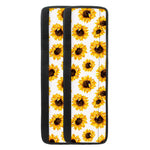 Sunflower Polka Dot Pattern Print Refrigerator Handle Covers