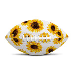 Sunflower Polka Dot Pattern Print Rugby Ball