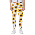 Sunflower Polka Dot Pattern Print Joggers