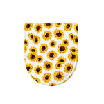 Sunflower Polka Dot Pattern Print Toilet Lid Cover