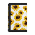 Sunflower Polka Dot Pattern Print Trifold Wallet