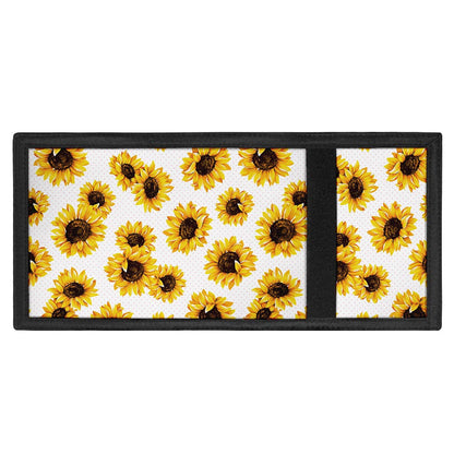 Sunflower Polka Dot Pattern Print Trifold Wallet