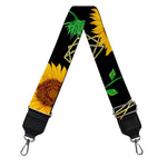 Sunflower Polygonal Pattern Print Bag Strap