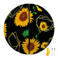 Sunflower Polygonal Pattern Print Basketball