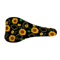 Sunflower Polygonal Pattern Print Bicycle Seat Cover