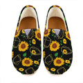Sunflower Polygonal Pattern Print Casual Shoes