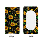 Sunflower Polygonal Pattern Print Changing Pad Cover