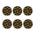 Sunflower Polygonal Pattern Print Coaster Set