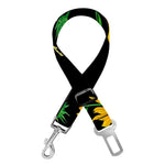 Sunflower Polygonal Pattern Print Dog Seat Belt