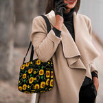 Sunflower Polygonal Pattern Print Double Strap Bible Bag