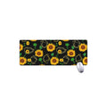 Sunflower Polygonal Pattern Print Extended Mouse Pad