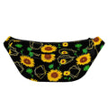 Sunflower Polygonal Pattern Print Fanny Pack