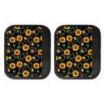 Sunflower Polygonal Pattern Print Handle Covers