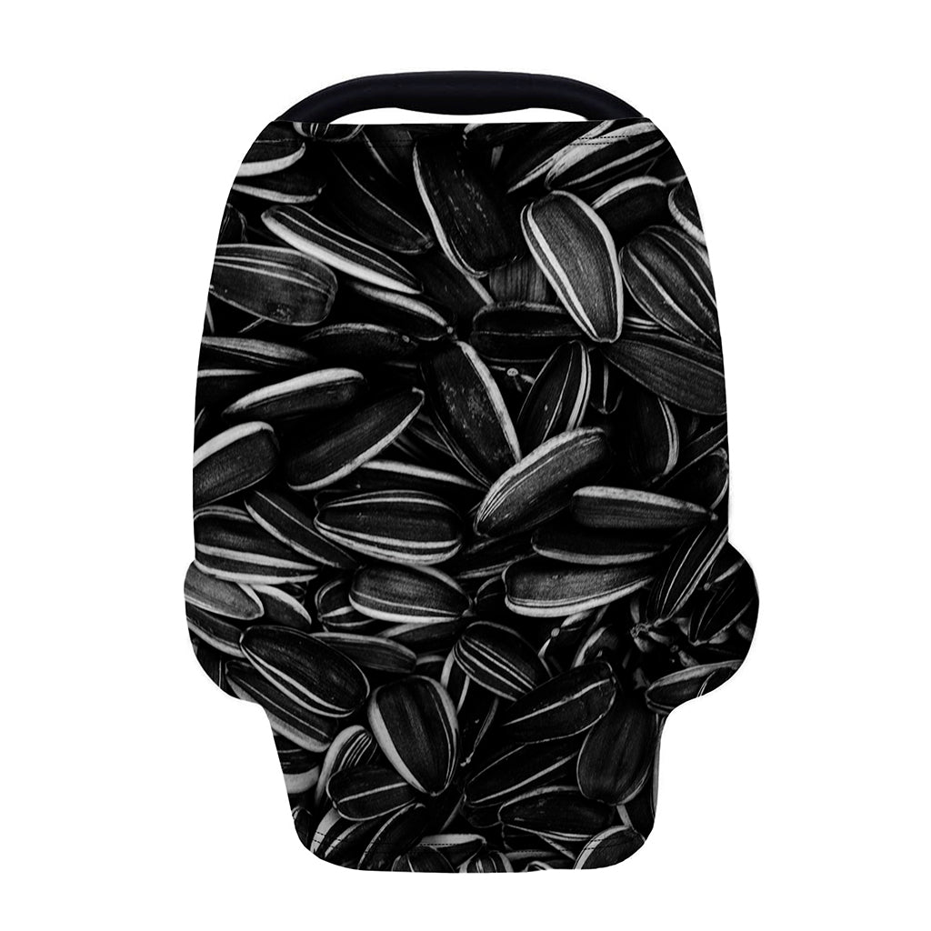 Sunflower Seeds Print Baby Seat Cover