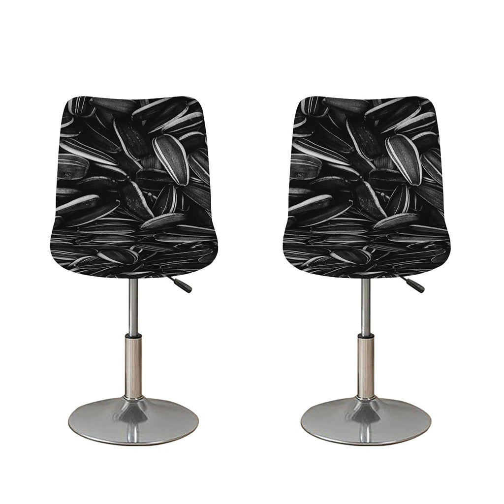 Sunflower Seeds Print Bar Stool Covers