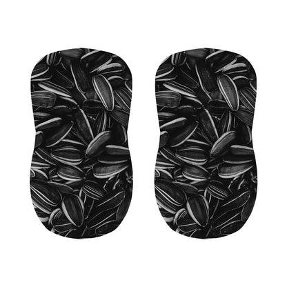 Sunflower Seeds Print Bar Stool Covers