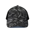 Sunflower Seeds Print Black Mesh Trucker Hat
