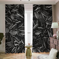 Sunflower Seeds Print Dimout Pencil Pleat Curtains