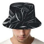 Sunflower Seeds Print Bucket Hat