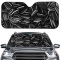 Sunflower Seeds Print Car Windshield Sun Shade
