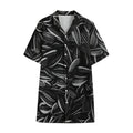 Sunflower Seeds Print Cotton Hawaiian Shirt