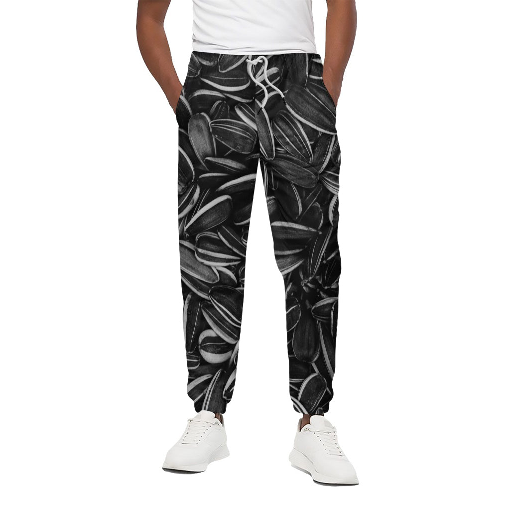 Sunflower Seeds Print Cotton Pants