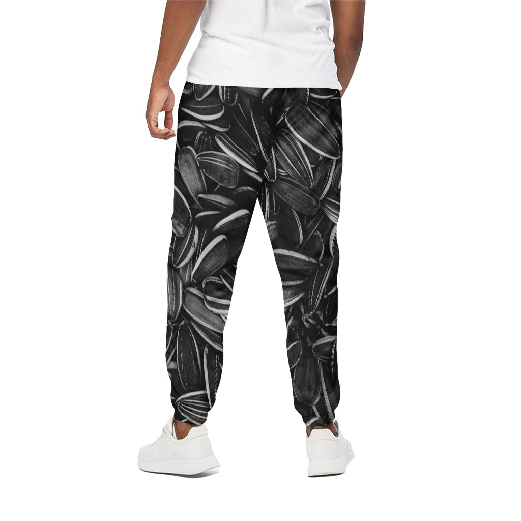 Sunflower Seeds Print Cotton Pants