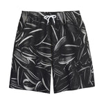 Sunflower Seeds Print Cotton Shorts
