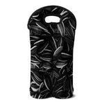 Sunflower Seeds Print Double Neoprene Wine Tote