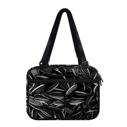 Sunflower Seeds Print Double Strap Bible Bag