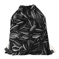 Sunflower Seeds Print Drawstring Bag