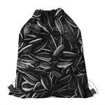 Sunflower Seeds Print Drawstring Bag